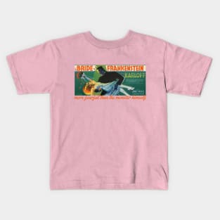 Bride of Frankenstein Kids T-Shirt